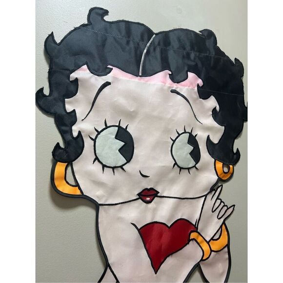 RARE vintage betty boop shaped long banner wall hanging decor display - Picture 6 of 8